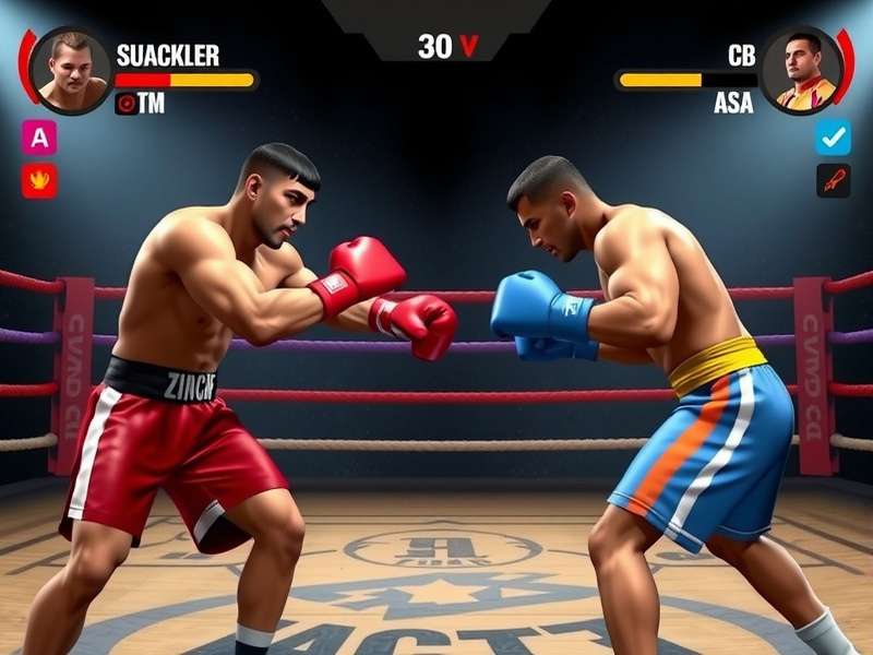 Kolkata Boxing Duel gameplay screenshot showing intense boxing action